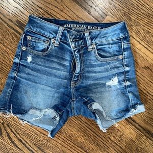 American eagle womens jean shorts